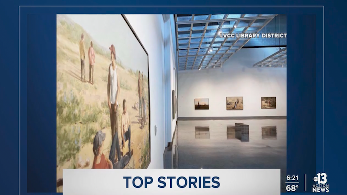 Sahara West Library Displays the Art of George Strasburger 